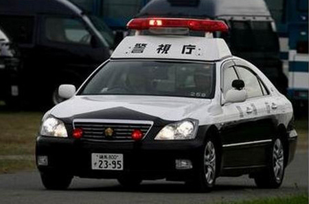 日本常见的皇冠警车(资料图)